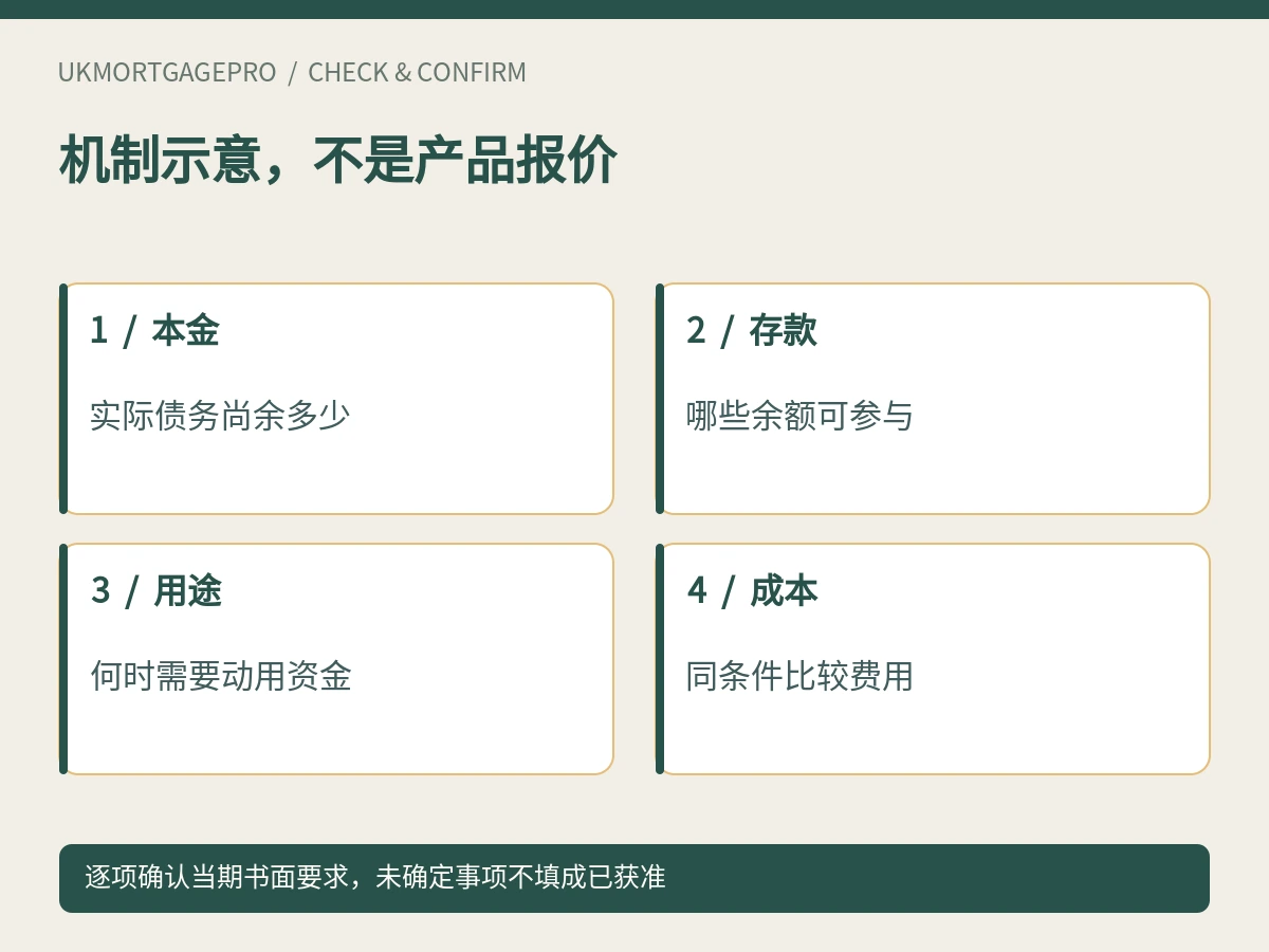 机制示意,不是产品报价:本金、存款、用途、成本